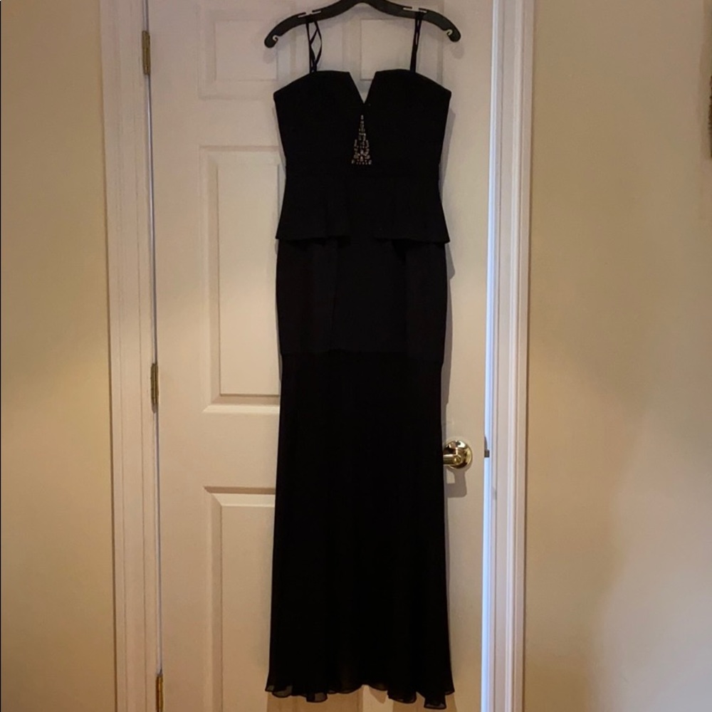 BCBG Black Long Dress Size 6